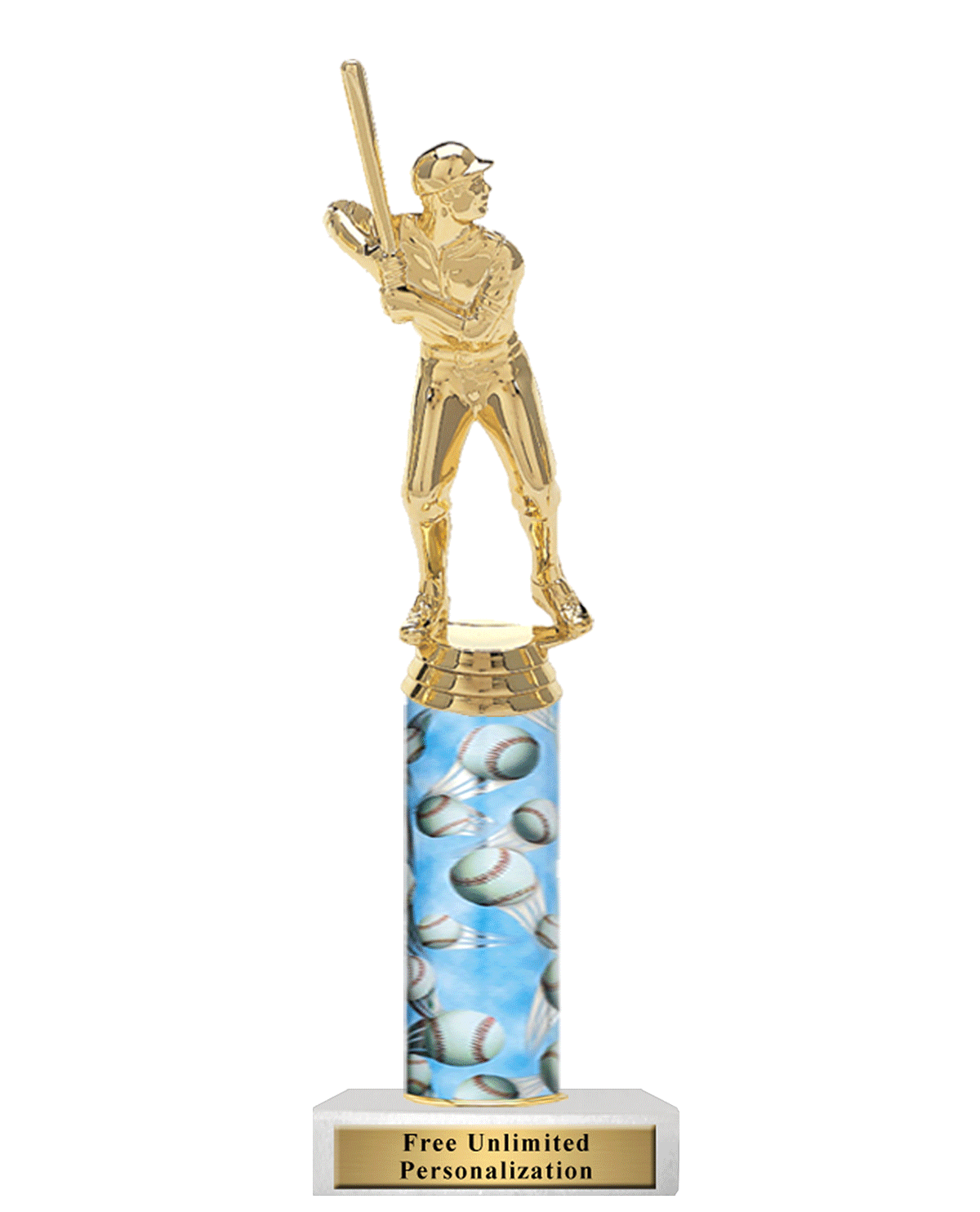 Baseball Column Trophy - Provano Store SKU: BSBLCOL-9 Provano Store 客製 - Provano Store Baseball Column Trophy
