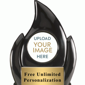 Black Flame Custom Insert Award