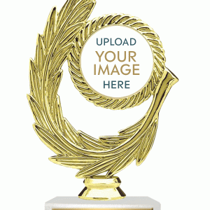 Honor Wreath Custom Insert Trophy