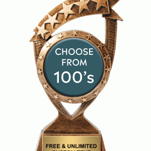 Ribbon Banner Insert Trophy