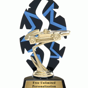 Star Backdrop Pinewood Derby Trophy Animated