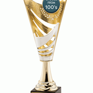 White Accent Gold Insert Cup